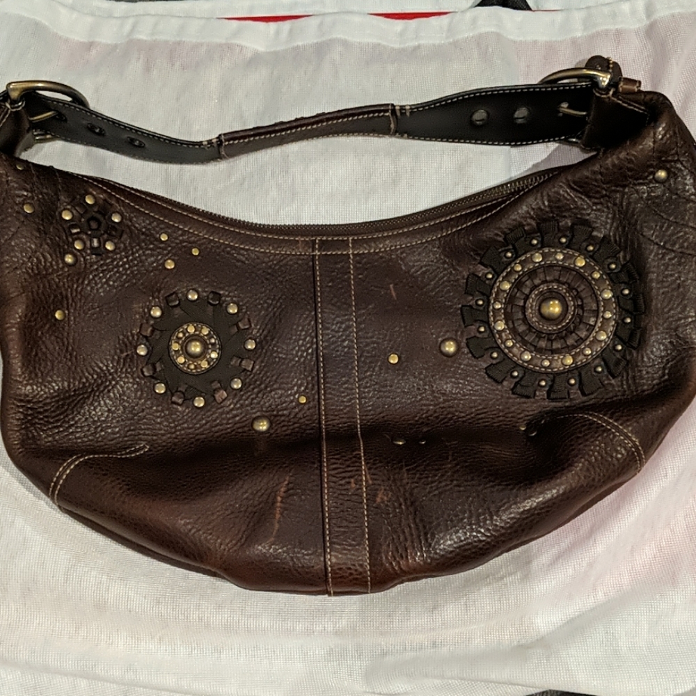 Coach leather bag